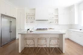 They are designed for both residential and commercial bars. Gold Metal And Acrylic Counter Stools With Island Transitional Kitchen
