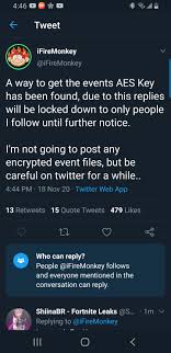 Firstly, epic have reportedly made some adjustments to the way that the safe zone closes. Event Aes Key Has Been Found Allowing For Leaders To Leak The Event Nearly In Full If Wanted Be Cautious Fortniteleaks