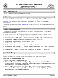 To view the guide, you must have the free adobe reader software installed on your computer. N 400 Instructions Rev 2 4 14 United States Nationality Law Race And Ethnicity In The United States Census