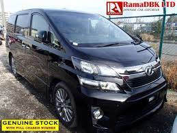 Dubbed the vellfire golden eye and alphard type gold, the new variants get cosmetic upgrades, but the mechanicals remain the same. Japanese Used Toyota Vellfire 2 4 Golden Eye 2 2014 Van Minivan 50245 For Sale