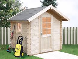Preiswertes Gartenhaus Tanja 44 A Mit 44 Mm Starken Wandbohlen