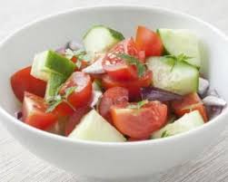 Salade De Concombres Et Tomates Au Citron Recette Salade Concombre Tomate Salade Concombre Recette Legume