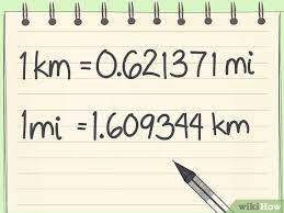 Kilometer In Meilen Umrechnen Wikihow