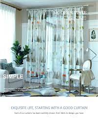 Cartoon Curtain For Bedroom Living Room Deer Tree House Print Baby Window Curtain And Tulle Fabric Kids Blackout Curtains Drapes Curtains Aliexpress