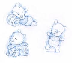 Get inspired by our community of talented artists. Winnie The Pooh Cute Sketch Disney Drawings Sketches Cute Drawings Disney Drawings