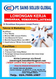 Informasi mengenai besaran upah minimum regional semarang wajib banget nih buat kamu tahu kalau punya rencana bekerja di sana. Lowongan Kerja Ungaran