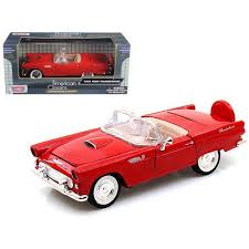 Nonetheless, to back up this product, the. 1956 Ford Thunderbird Convertible Red 1 24 Diecast Model Car By Motormax Target