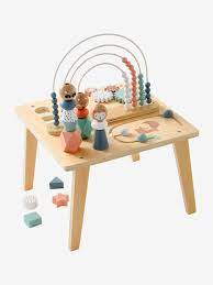 table d activites arc en ciel multicolore les petits seront fascines de faire tant de decouvertes sur cette superbe tabl table d activite jouet bebe bouliers