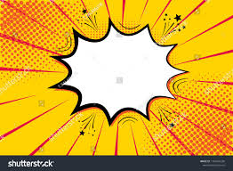 Pop Art Retro Comic Yellow Background Lightning Blast Halftone Dots Cartoon Vs Vector Illustrationcomic Yellow Back Yellow Background Pop Art Halftone Dots