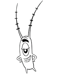 Bob Esponja Para Colorear Planton