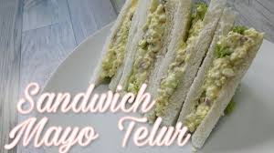 1) telur rebus dihancurkan 2) kemudian, masukkan mayonis dan lada sulah. Sandwich Telur Mayonis Sedap Mudah Eggs Sandwich Youtube