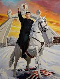 Little of his early life is known, but in 2009 it became clear that he was being groomed as his father's successor. This Portrait Of Kim Jong Un Painted By Vasily Galaktionov And Called Liberator Of Korea Was Given As A Gift T North Korea Korean History Life In North Korea