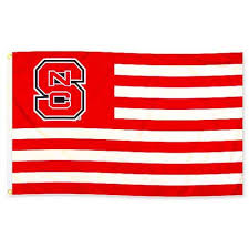 Each nylon nc state flag for sale is hand stretched and can be purchased in one of three frames: Nc State Wolfpack 3x5 National Flag Red And White Shop
