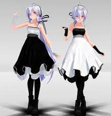 tda haku dress mmd download by reon046 on deviantart mmd モデル ボーカロイド イラストポスター