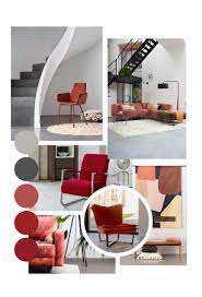 moodboard rode tinten sfeerimpressie de ruijtermeubel rood interieur moodboard interieur woonkamer rood