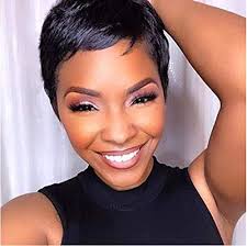 See more ideas about pixie haircut, short hair cuts, short hair styles. Amazon Com Hotkis Short Pixie Wigs For Black Women Synthetic Short Black Hair Boy Cut Wig Beauty