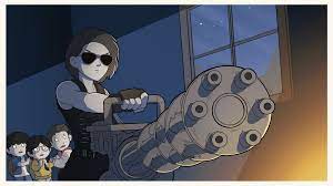 My first attempt at an animated gif ever. How I feel when I have the gatling  gun as jill. : r/residentevil