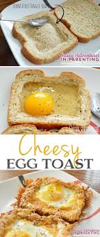 10 Cheesy Baked Egg Toast What These Look Amazing 30 Super Fun Breakfast Ideas Worth Waking Up Fo Breakfast Recipes Easy Recipes Easy Meals For Kids
