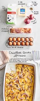 5 Low Carb High Protein Crustless Quiche Recipes To Feed A Crowd In 2020 Easy Crustless Quiche Recipe Quiche Recipes Crustless Quiche