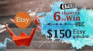 Etsy gift card generator is simple online utility tool by using you can create n number of etsy gift voucher codes for amount $5, $25 and $100. 6 Chances To Win Up To 150 Etsy Gift Card Ebates Blog