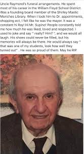 RIP Mr Supino HS Librarian