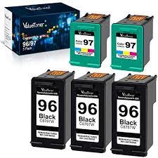 Find many great new & used options and get the best deals for hp 96 (c8767wn) black ink cartridge at the best online prices at ebay! Amazon Com Valuetoner Remanufactured Ink Cartridge Replacement For Hp 96 97 C8767wn C9363wn 3 Black 2 Tri Color 5 Pack Electronics