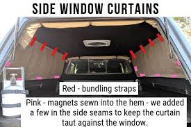 Buy the best and latest diy truck on banggood.com offer the quality diy truck on sale with worldwide free shipping. How To Make Roll Up Camper Shell Curtains Take The Truck