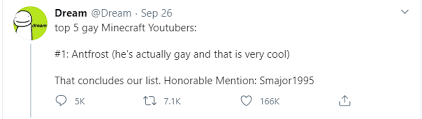 In second place was jimmy donaldson, better known as mr beast, who earned an estimated $24 million, or €19.6 million, and was the a new entry. Top 5 Gay Minecraft Youtubers Take This As A Joke Please Dreamwastaken