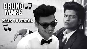Cut the top hair into short jagged layers then blend them to let the natural movement of the hair waves and curls on point. Bruno Mars Best Hair Tutorial Curly Pomp Pompadour Mens Hairstyle Youtube