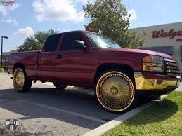 Well you're in luck, because here they come. Chevrolet Silverado 1500 Dub S777 Bellagio Wheels Gold Plated