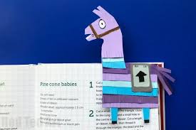 Fortnite Llama Corner Bookmark Red Ted Art Make Crafting With Kids Easy Fun Arts And Crafts For Teens Easy Arts And Crafts Art And Craft Videos
