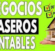 10 Negocios Caseros y de Bajo Costo Brutalmente Rentables 💰 Ideas en Casa