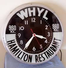 Hamilton Restaurant Carlisle Pa Advertising Clocks Vintage Clock Clock
