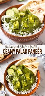 Restaurant Style Healthy Palak Paneer Curry Indian Spinach Curry Recipe Saag Paneer Spinach Curry Saag Paneer Recipe