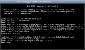 Résultat de recherche d'images pour "bash minimal grub"