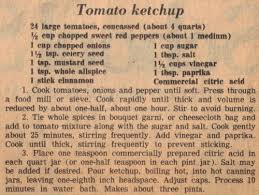 How To Make Old Fashioned Ketchup Recipe Survival Magazine Prepper Magazine Forum In 2020 Ketchup Recipe Old Fashioned Ketchup Recipe Vintage Recipes