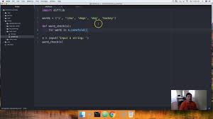 Python Challenge Spell Check Youtube