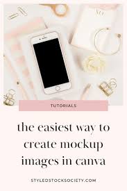 How To Add Screenshots To Stock Photo Mockup Images In Canva Styled Stock Society In 2020 Canva Tutorial Stock Photography Ideas Stock Photography