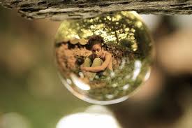 The suspension bridges are a common theme for the lensball photos. 37 Lensball Photography Ideas Photography Crystal Photography Creative Photography