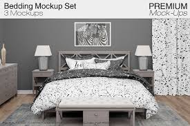 Download Beddings Set By Mock Ups On Creativemarket Poster Design Inspiration Bedding Set Design