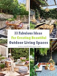 creating beautiful outdoor living spaces