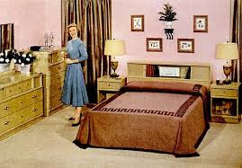 Bedroom 1954 Furniture Ad Kimberly Lindbergs Flickr Retro Bedrooms Bedroom Vintage Retro Home