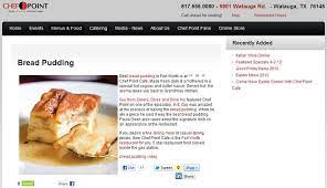 Chef Point Home Chef Point Dinner Bread Wine Dinner Bread Pudding