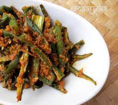 Hyderabadi Masala Bhindi Crisp And Spicy Okra Stir Fried With Coconut And Indian Indian Recipes Authentic Indian Food Recipes Vegetarian Indian Food Recipes
