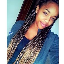 Black Box Braids With Color Tips I M Loving The Box Braids With The Ombre Hair Color Definitely What I M Going To Try African Braids Hairstyles Ombre Hair Color Colored Box Braids