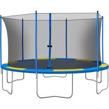 I) phillips head screwdriver or electric power drill: Hypefurniture 14 Ft Trampoline Blue And Yellow Wayfair