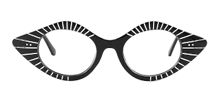 Black Cat-eye Gorgeous Spring Hinges Eyeglasses