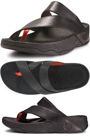 Fitflop Sling Leather Sandals Black Size 5 Only