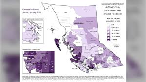 As of thursday, july 22, 2021, 80.2% (3,717,929) of eligible people 12 and older in b.c. Map Shows Which B C Cities Have The Most Covid 19 Cases Ctv News