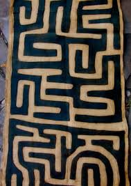 Sold Kuba Cloth Ceremonial Skirt Panel Raffia Applique Etsy Kuba Cloth African Textiles Linocut Prints